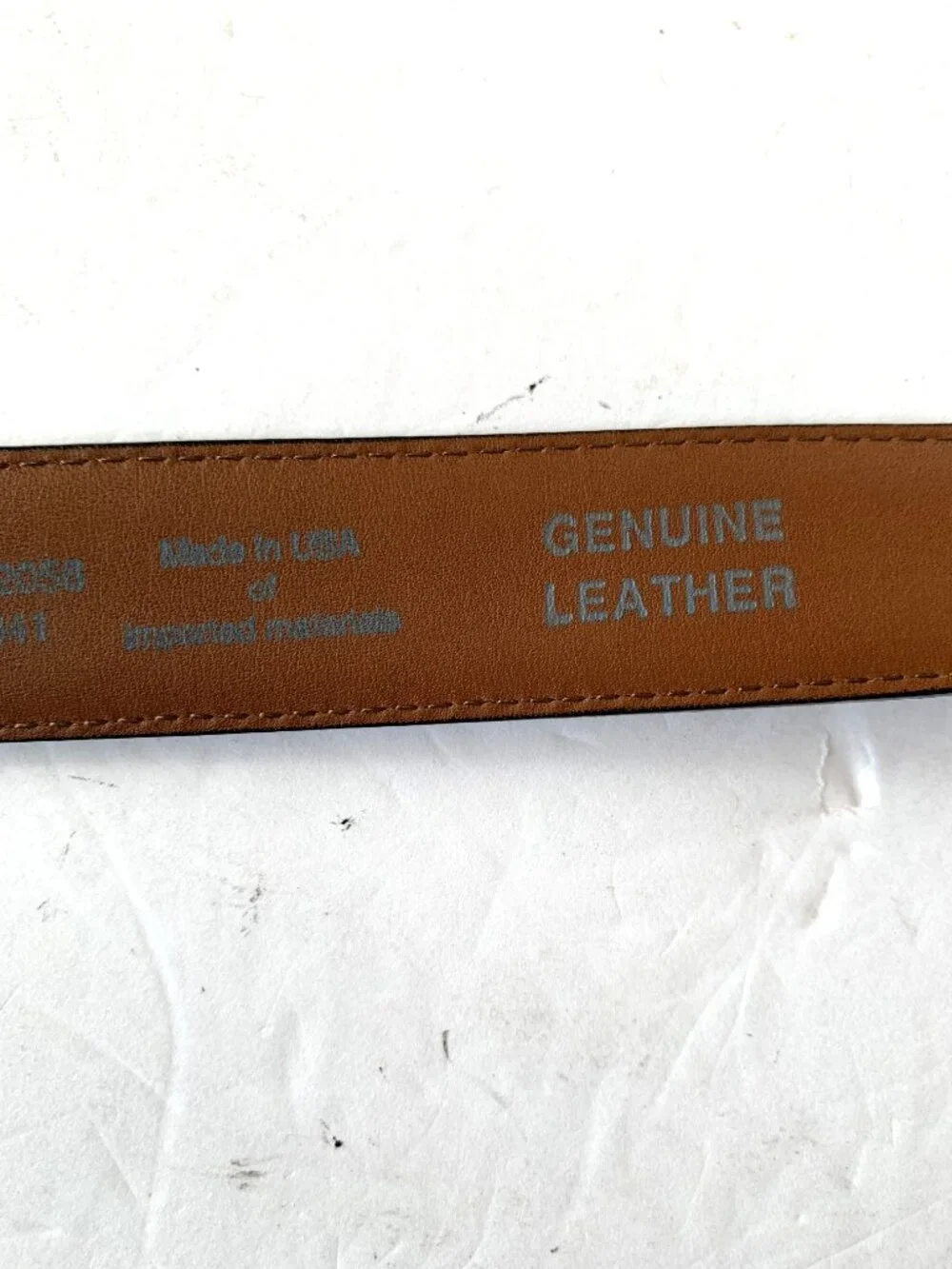 L.L.BEAN GENUINE LEATHER FOR MEN SIZE 44 MADE IN USA  MAHAGONY